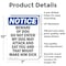 Signmission Beware Of Dog Do Not Enter My OSHA Notice Sign, Aluminum, 7in W x 10in L, 2PK OS-2PACK-NS-A-710-V-10342 - alternate 6